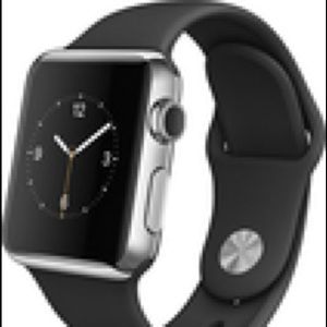Apple Watch- 38mm Stainless Steel Black Sport